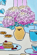 Tiffany lamp and pink bouquet-3