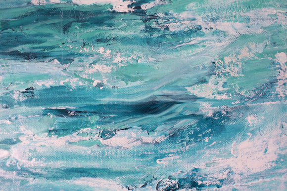 Echoes — Blue Calming Abstract