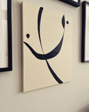 Poem Series - Black on Nude-4