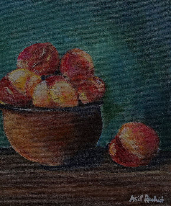 Still Life with Peaches