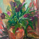 Tulips in a Terracotta Vase-4