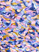 Purple pallete knife painting-4