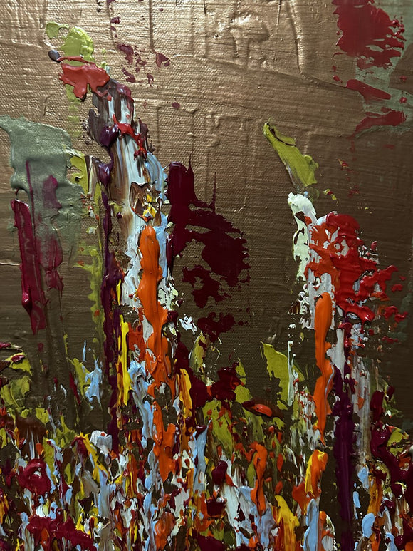 FREQUENCY RED IRON AND BRONZE