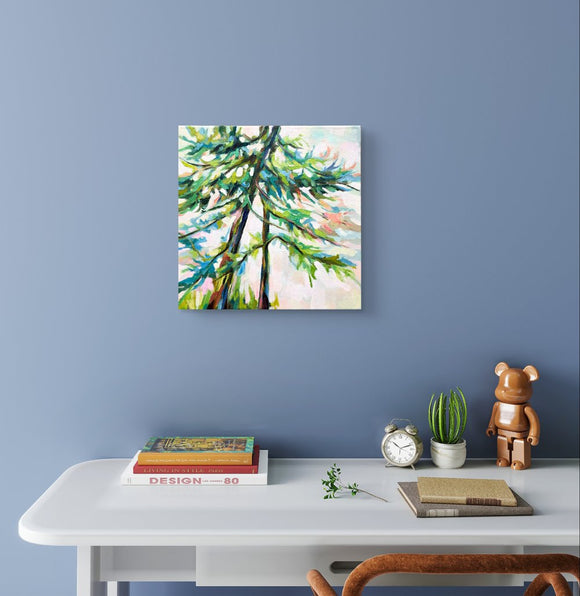 Dancing pines