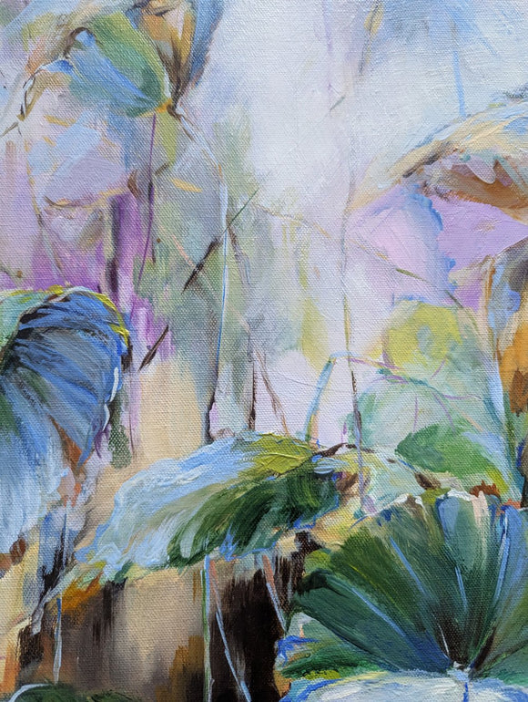 Lotus Leaves. Reflection.