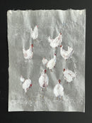 White Hens, White on White-4
