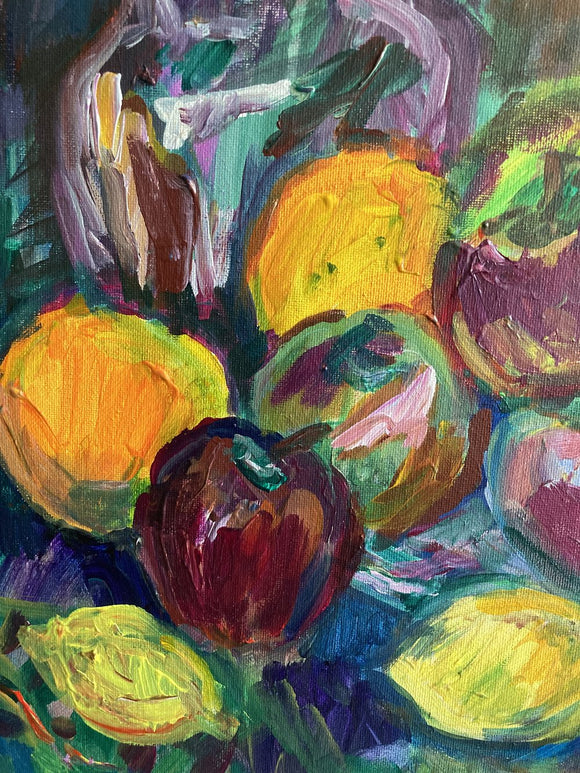 Still Life with Fruit and Glass