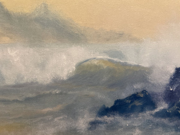 Hazy Evening Waves