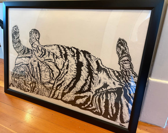 Laying Tiger