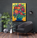 A Pot of Dahlias-4