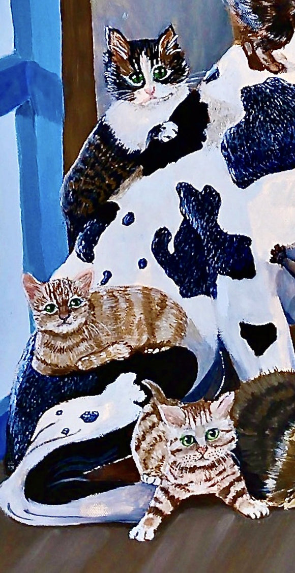 The Peaceable Kingdom: The Dog and the Cats