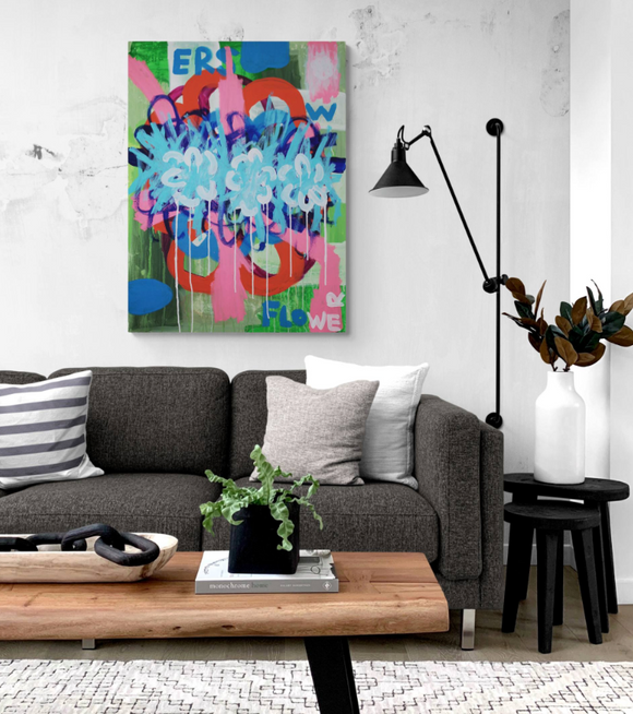 Bouquet de fleurs bleues