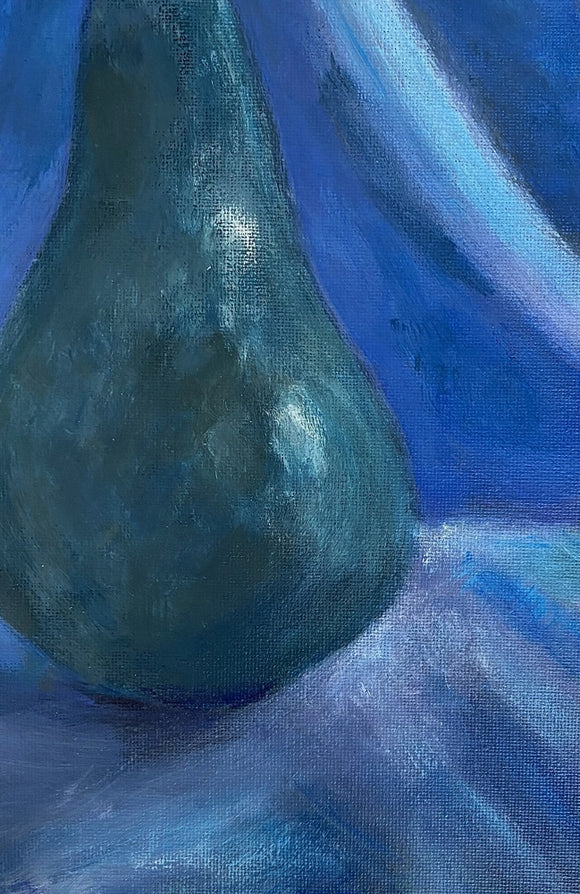 Pear in Blue