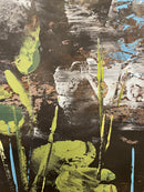 Fountains of light in a pond-5