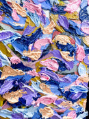 Purple pallete knife painting-5