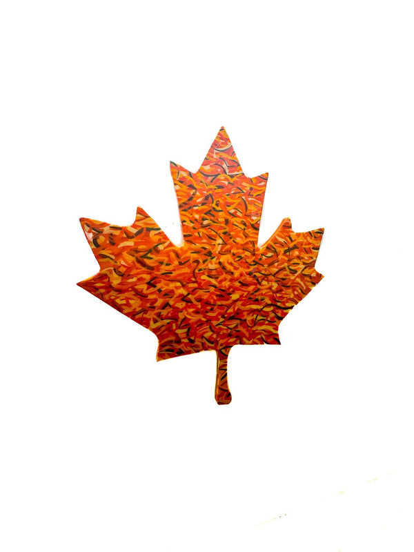 Orange Maple Leaf