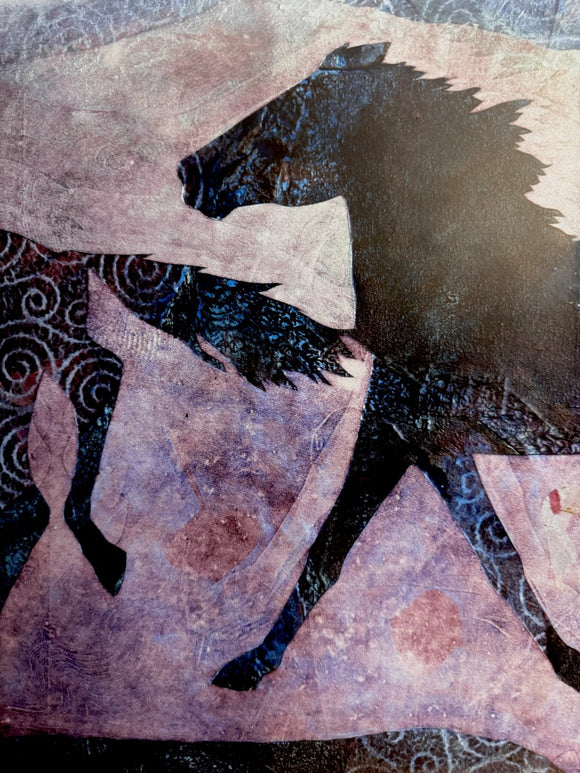 Mostly Wind (running Appaloosa horses)