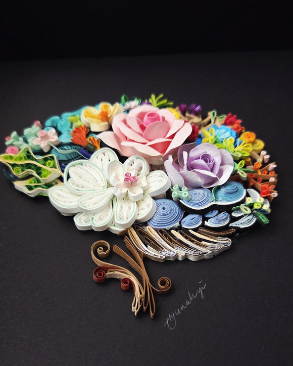 The blooming mind ( Shadow Framed)