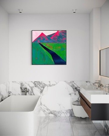 A Pink Mountain Starts Your Journey