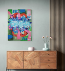 Bouquet de fleurs bleues-5