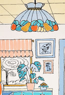 Kitchen with orange teapot-5