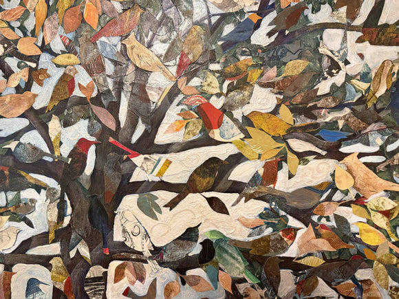 More Than (birds in tree with leaves)