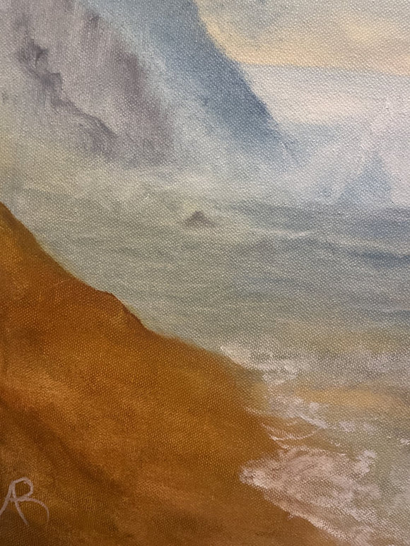Hazy Evening Waves