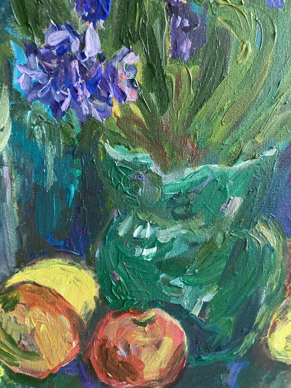 Still Life with Hyacinths and Fruit