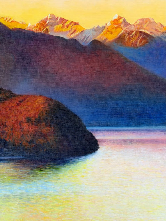 Bowyer Island at Sunset Hour, Howe Sound, BC