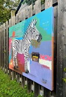 Zebra In The Garden-6
