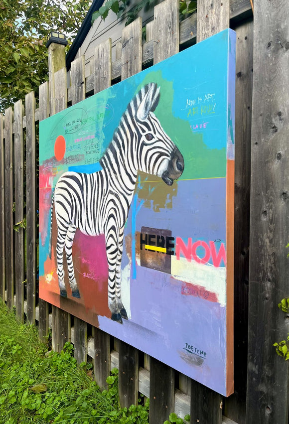 Zebra In The Garden