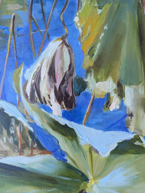 Lotus Leaves. Reflection 2