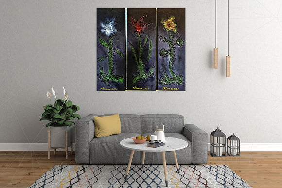 Flowers in midnight