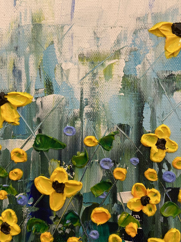 Abstract Flower Field