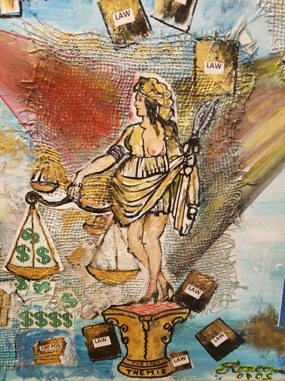 The Pregnant Lady Themis of Justice