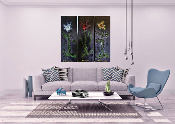 Flowers in midnight