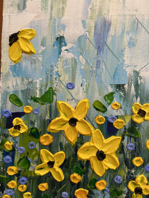 Abstract Flower Field