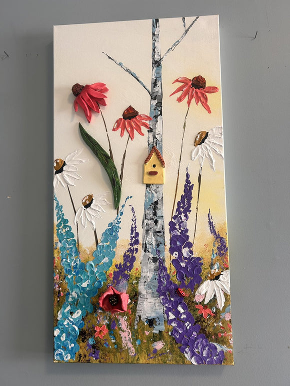 I See You Among the Flowers Standing Tall Reaching for the Sky