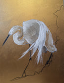 Egret on Gold-8