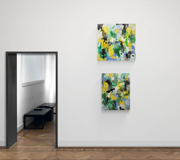 The Ice Refuses & The IceStarts Talking (diptych)