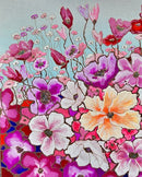 Floral Fusion: Pink Harmony with an Orange Infusion-4