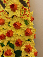 3D daffodils field