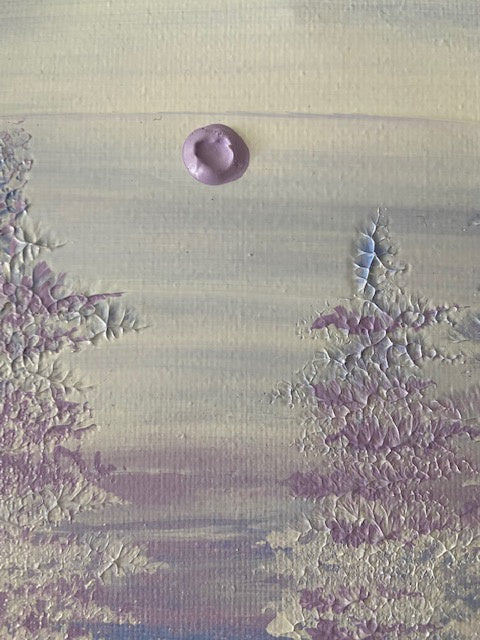 Abstract winter landscape