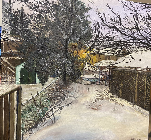 The backyard