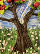 3D Apple tree impasto-10
