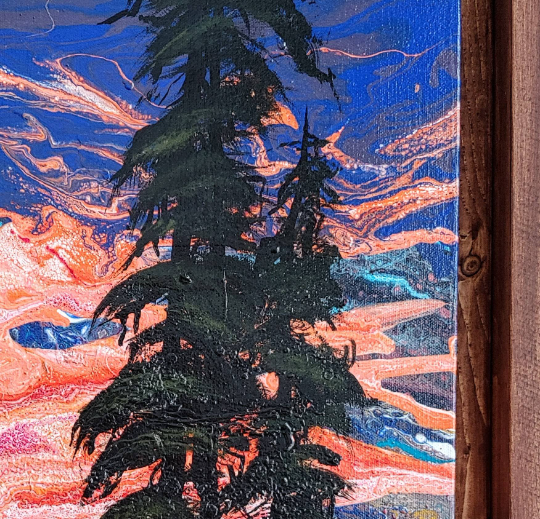 Sunset Through the Trees