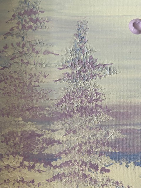 Abstract winter landscape