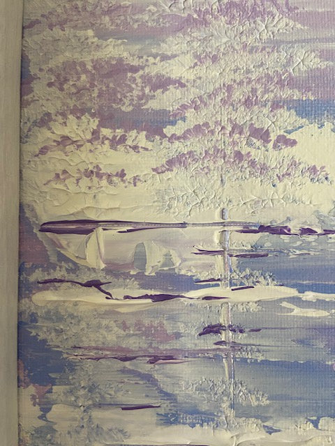 Abstract winter landscape