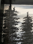 Abstract black and white landscape-13
