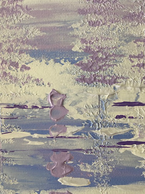 Abstract winter landscape